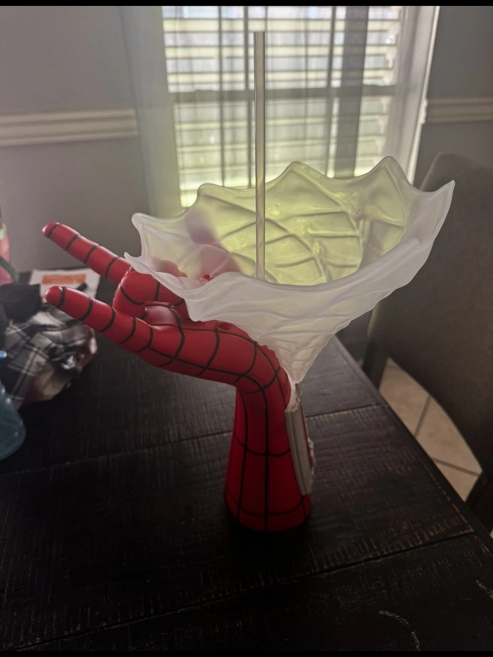 Cinemark Spider Man Brand New day hand web popcorn bucket with cup